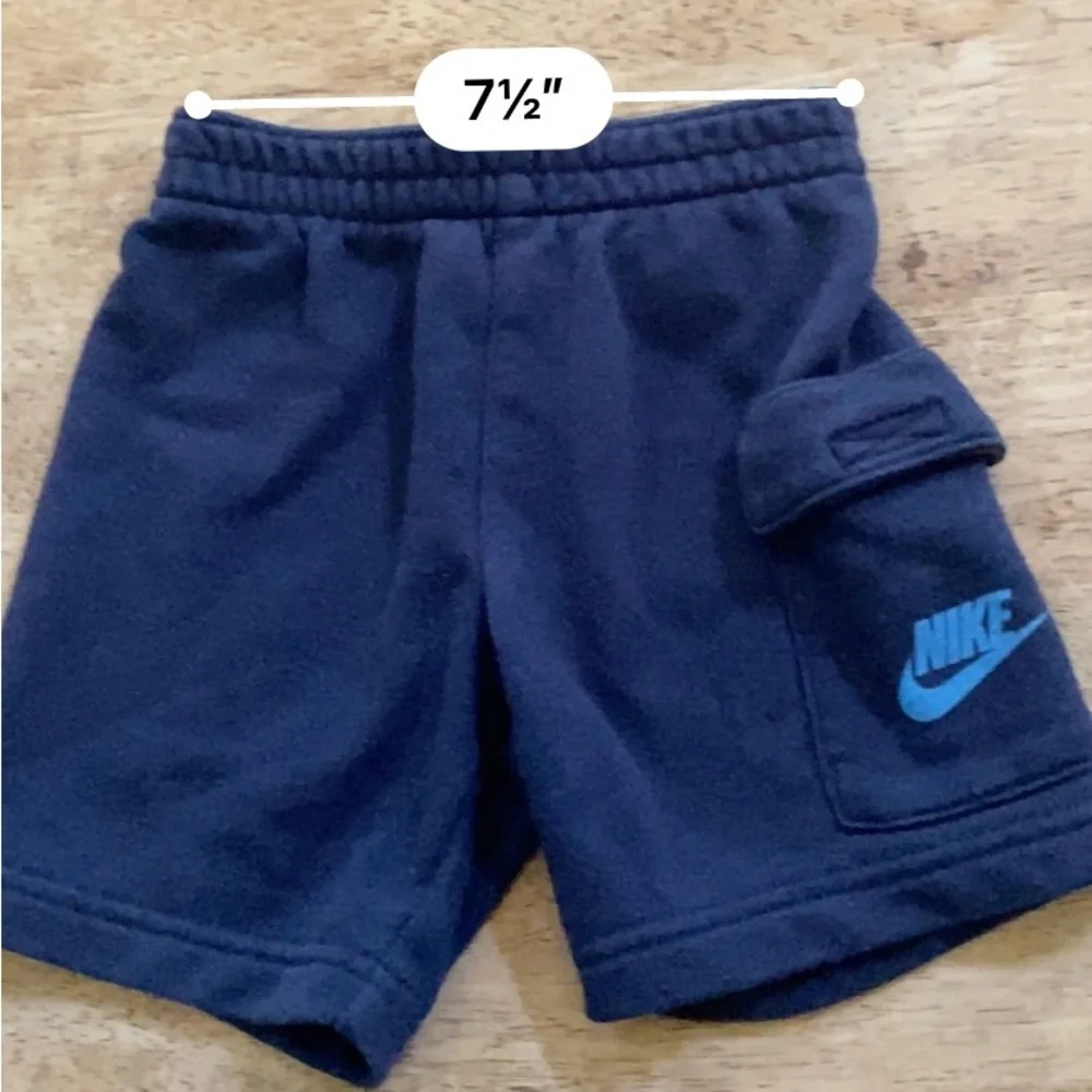 Nike Little Boys’ Sz 2T Navy‎ Cotton Blend Cargo Shorts